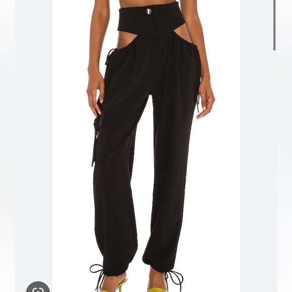 hours Pants - hours suki cut out pants xxs